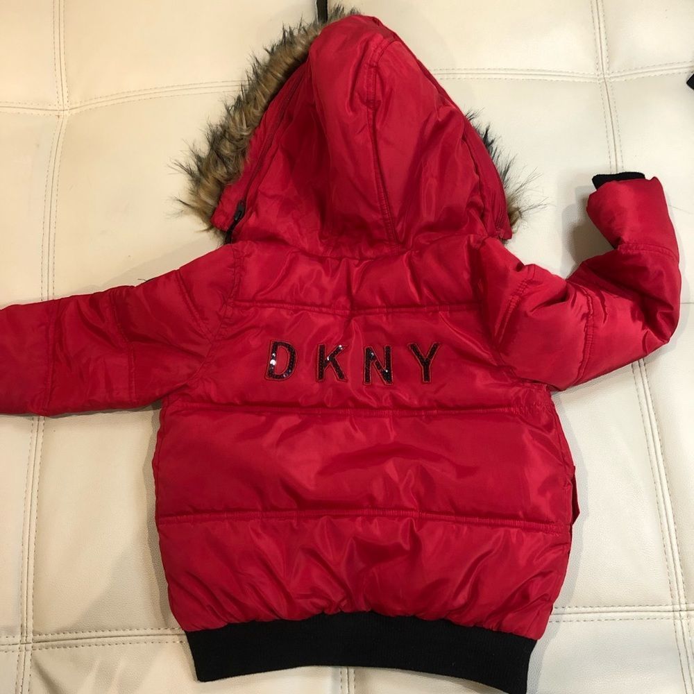 Boys DKNY puffer jacket